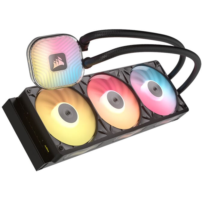 CORSAIR iCUE LINK TITAN 360 RX RGB CPU-Wasserk&uuml;hler, 360 mm, RGB - schwarz image number 1