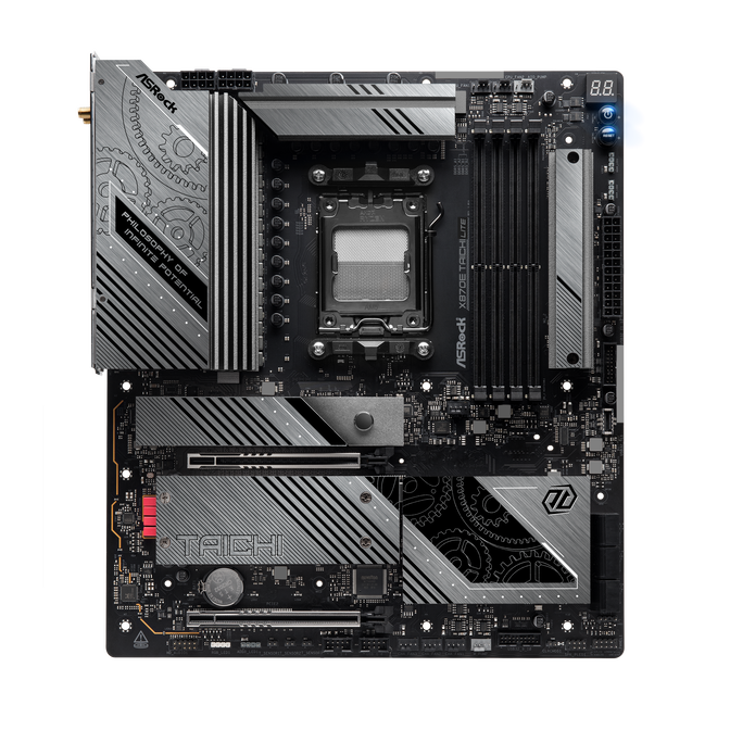 ASRock X870E Taichi Lite motherboard, Socket AM5, AMD X870E, EATX, DDR5 image number 2