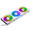 PHANTEKS D30 PWM Regular Airflow D-RGB fan, Triple Pack - 120mm, white