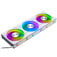 PHANTEKS D30 PWM Regular Airflow D-RGB fan, Triple Pack - 120mm, white