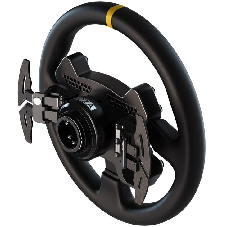MOZA RS V2 Lenkrad, Rund - Leder (33 cm) image number 3