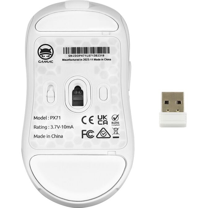 GAMIAC PX71 Wireless Gaming Mouse - white image number 10