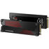 Samsung 990 PRO Series NVMe SSD, PCIe 4.0 M.2 Type 2280, with heatsink - 2 TB image number null