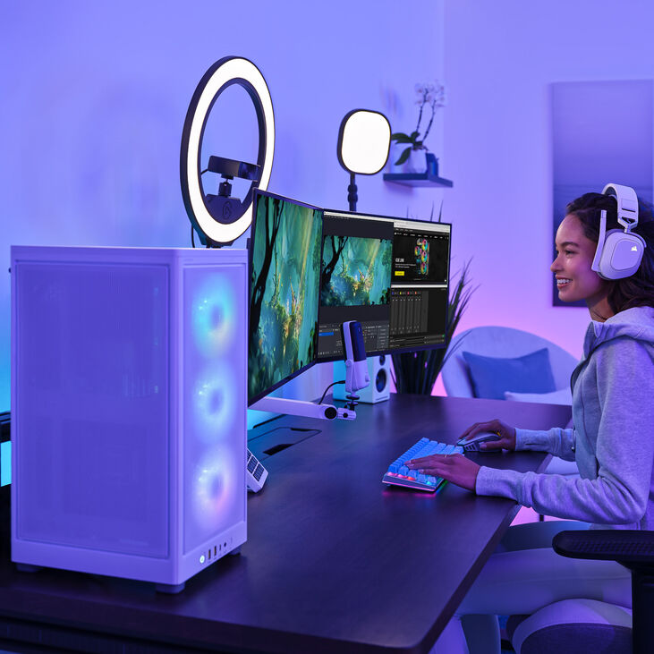 Corsair Platform:6 Elevate Gaming Desk image number 8