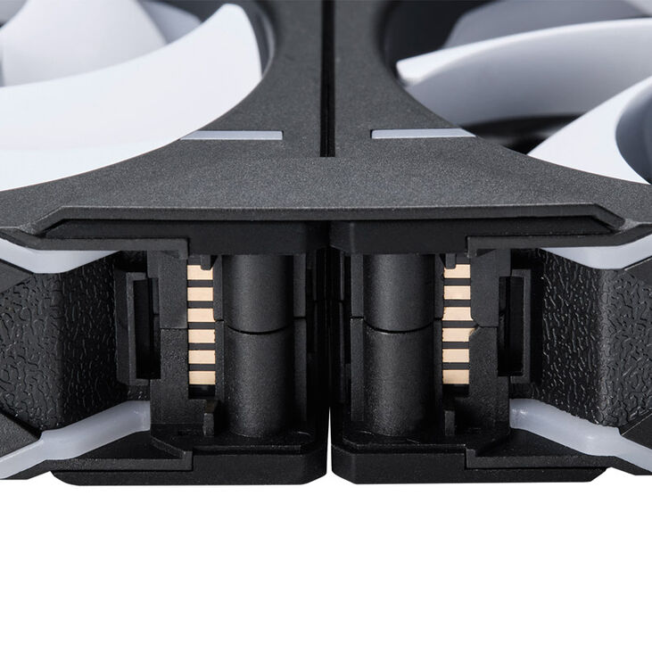 PHANTEKS D30 PWM Reverse Airflow D-RGB Lüfter, 3er Pack - 120mm, schwarz image number 7