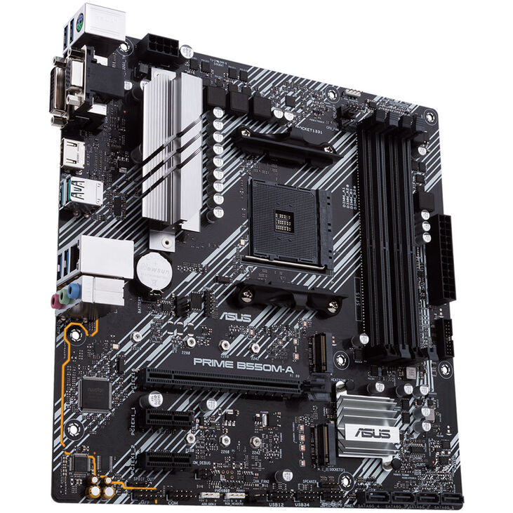 ASUS PRO B550M-C/CSM, AMD B550 motherboard, Socket AM4, DDR4 image number 5