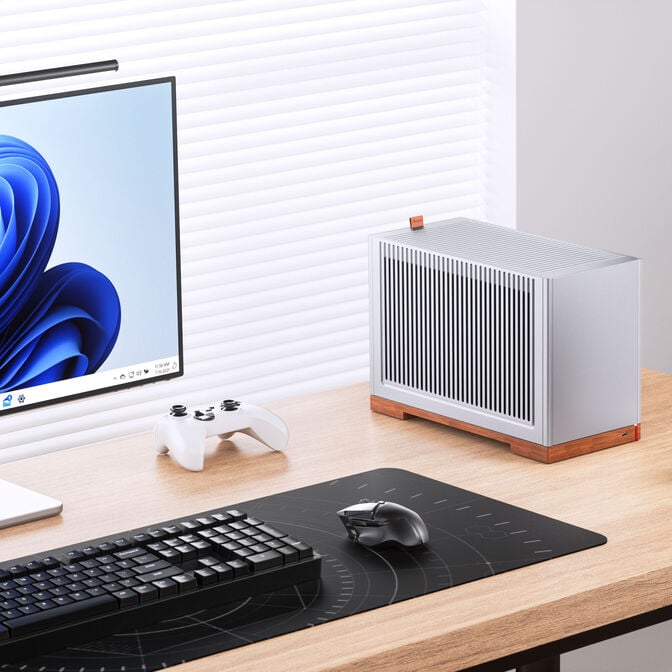 Jonsbo T9 PC-Geh&auml;use, Mini-Geh&auml;use, ITX, PCIe 5.0 Riserkabel - silber image number 1