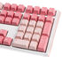 Ducky One 3 Gossamer Pink Gaming Tastatur - MX-Black Clear Top (US) image number null