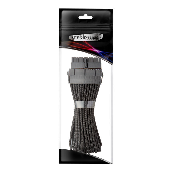 CableMod Pro ModMesh 24-pin ATX Extension, 30cm - black image number 1