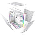 Montech KING 95 PRO Mid Tower, Tempered Glass, ARGB - White image number null