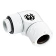 Bitspower Advanced Multi-Link Adapter Connection 90 Degrees G1/4 Inch Male Thread to 12mm OD Hard Tube - Rotatable. image number null