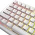 Glorious GPBT Backlit Keycaps, ANSI Layout (US), PBT, Dye-Sub - White image number null