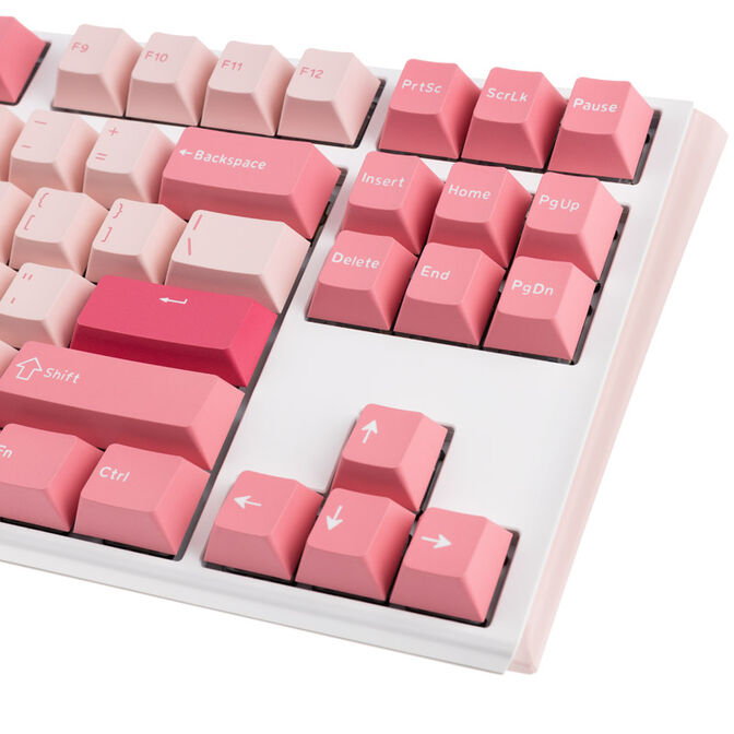 Ducky One 3 Gossamer Pink TKL Gaming Tastatur - MX-Ergo-Clear (US) image number 7