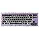 Akko MonsGeek M7 VIA Barebone Gaming-Tastatur, 65%, Hot-Swap-fähig, RGB, ANSI-Layout - lila