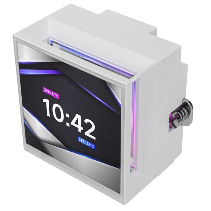 Thermalright Hyper Vision UB AiO Wasserk&uuml;hlung, ARGB, Intel und AMD - 360mm, wei&szlig; image number 5