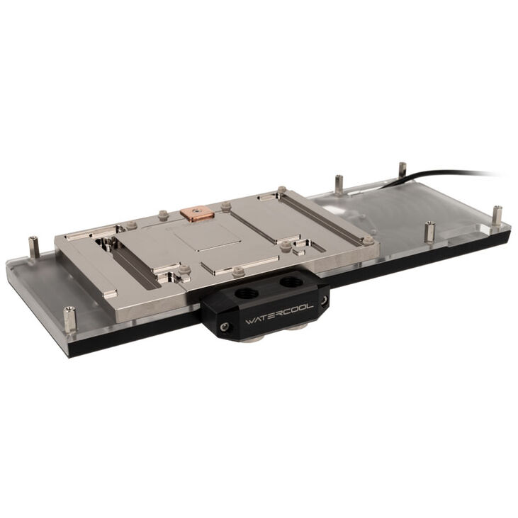 Watercool Heatkiller V for RTX 3080/3090 EVGA XC3, ARGB - Nickel + Acetal, black image number 1