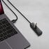 AXAGON HUE-M1AL Mini USB-A Hub, 4x USB-A 3.2 Gen 1, silver - 1.2m image number null