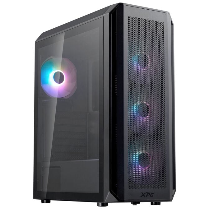 ADATA XPG Valor Air Plus PC Case, Mid-Tower, ATX, Tempered Glass - Black image number 0