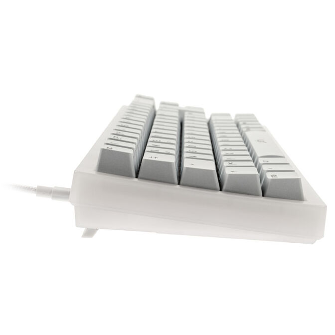 Cherry Xtrfy K5 Gaming Tastatur, TKL, RGB - transparent/wei&szlig; image number 3