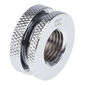 Alphacool HF glass fitting, short version, G1/4 - Chrome