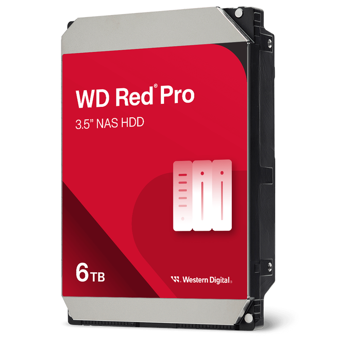 Western Digital Red Pro, SATA 6G, 7,200 RPM, 3.5 inch - 6 TB image number 0