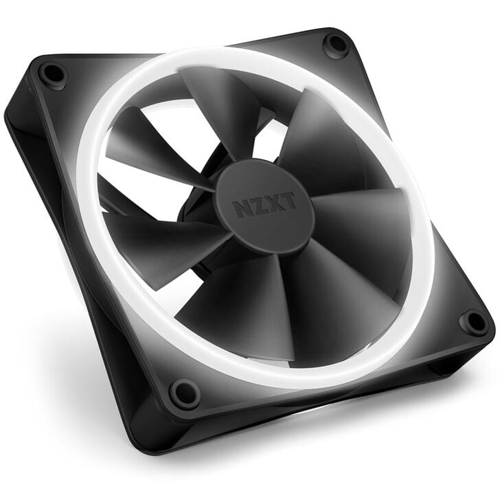 NZXT F120 RGB DUO, PWM, 120mm - schwarz image number 4