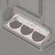 HAVN HS 420 Angled Bottom Fan Bracket - wei&szlig; image number null