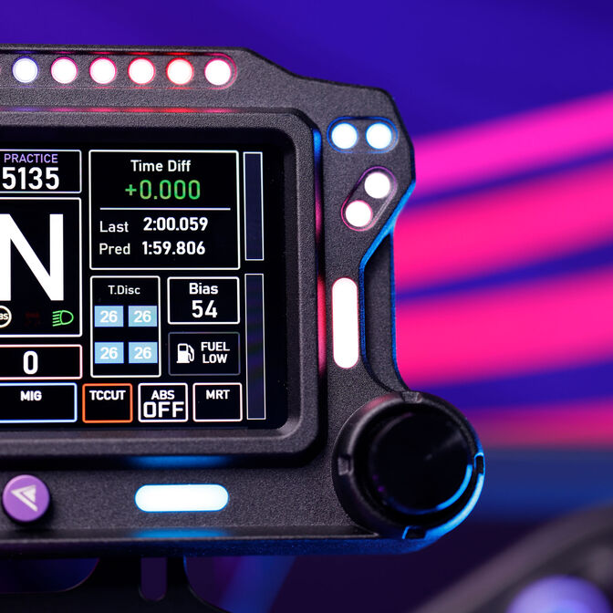 Conspit CSD Lite Dashboard, 5 Zoll IPS-Touchscreen, 31 LEDs, SimHub - schwarz, 854 x 480 px image number 11