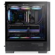 Thermaltake S380 TG ARGB PC-Geh&auml;use, Midi-Tower, ATX, Tempered Glass - inklusive 4x 120-mm-L&uuml;fter, schwarz image number null