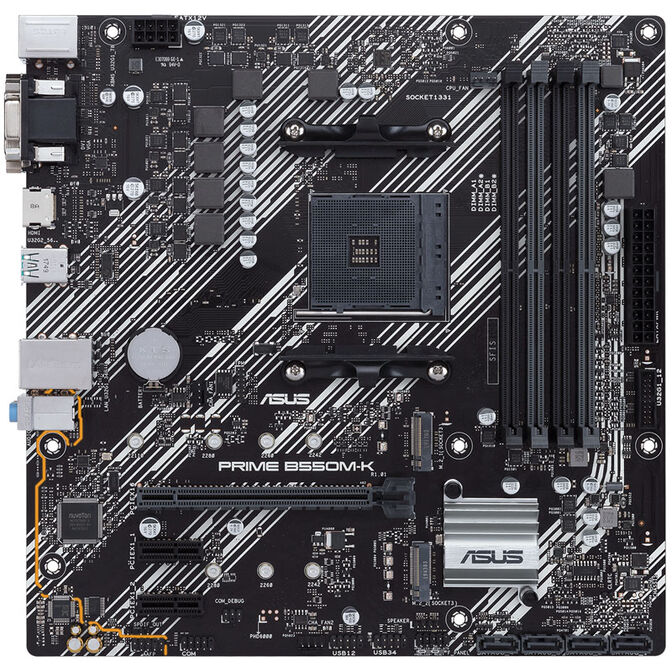 ASUS Prime B550M-K, AMD B550 Mainboard - Sockel AM4 image number 2