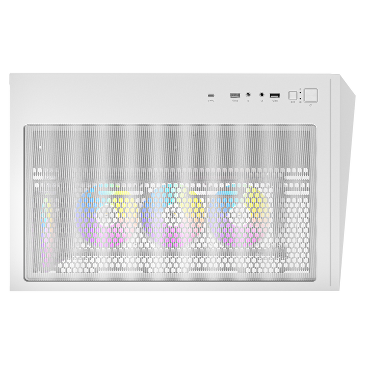 Antec C5 PC-Gehäuse, Midi-Tower, ATX, RGB, Tempered Glass  - weiß image number 10