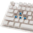 Ducky One 3 Aura White Gaming Tastatur, RGB LED - MX-Blue (US) image number null