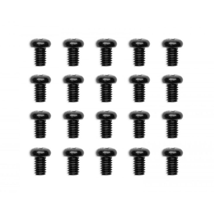 EK Water Blocks EK-Loop Phillips Head Screw Set M4 x 6 mm, 20 Stück - schwarz image number 0