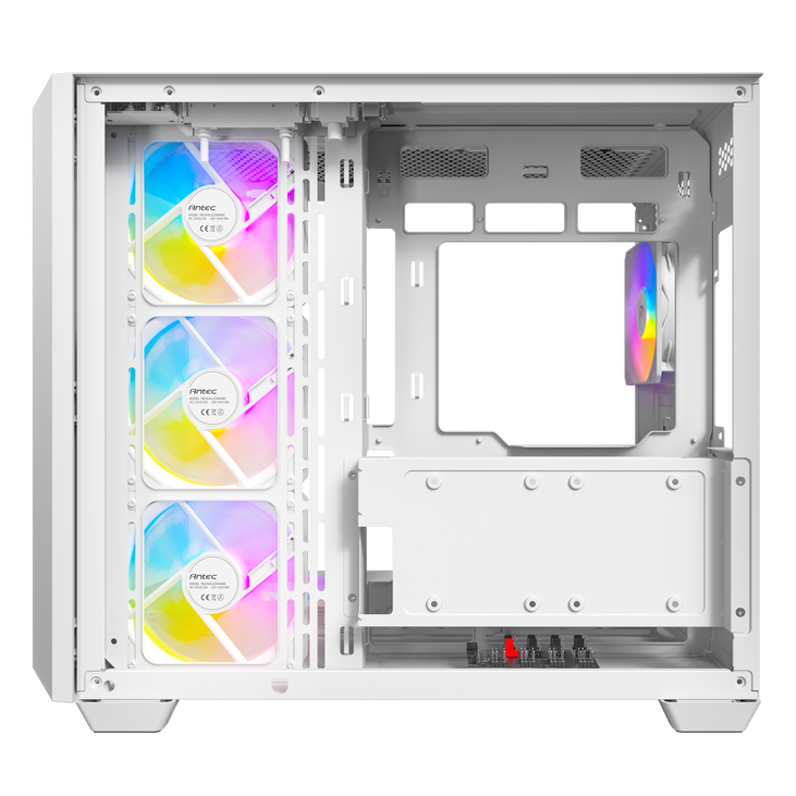 Antec C5 PC-Gehäuse, Midi-Tower, ATX, RGB, Tempered Glass  - weiß image number 4