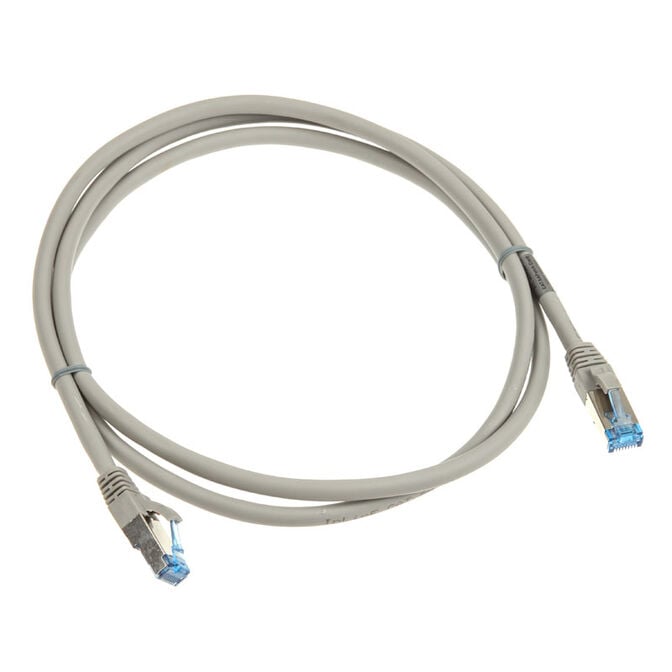 InLine Patchkabel Cat.6A, S/FTP (PiMf), 500MHz, grau - 1,5m image number 1