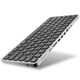 AXAGON HMC-KB USB-C Keyboard, microSD/SD, 3x USB-A 3.0, HDMI 4K/60Hz, PD 100W, Audio - DE Layout