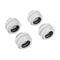 Corsair Hydro X Series XF Hardline fitting straight G1/4 inch to 12mm OD hard tube - 4 pack, white