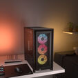 Corsair Frame 4000D RS ARGB PC case, Mid Tower, E-ATX, RGB, Tempered Glass - black image number null