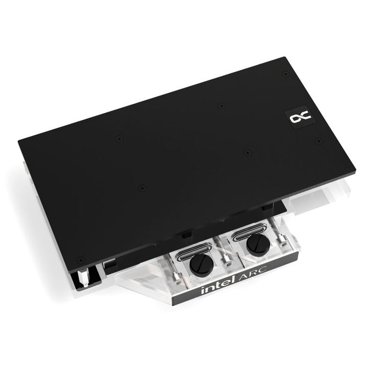 Alphacool Eisblock Aurora Intel B580 Steel Legend/Challenger GPU Wasserkühlung, ARGB, mit Backplate – Acryl image number 3
