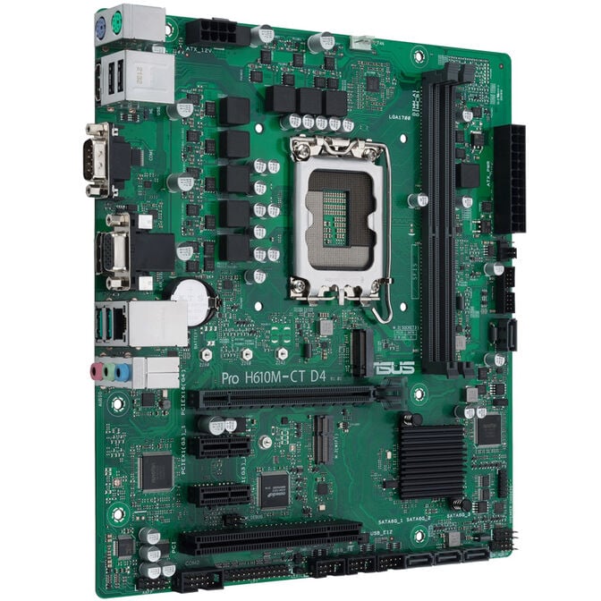 ASUS PRO H610M-C D4-CSM, Intel H610 motherboard, Socket 1700, DDR4 image number 5