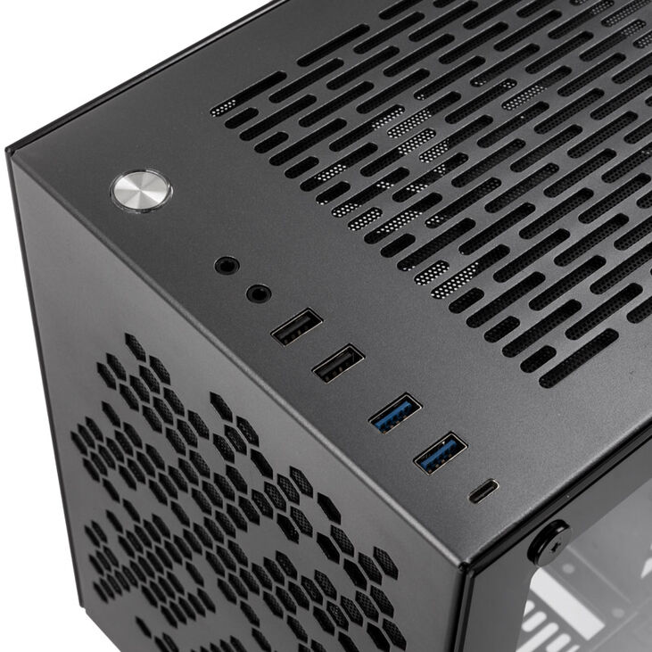 Kolink Rocket Heavy Mini-ITX Case - Gunmetal Grey + Alpenföhn Gletscherwasser 240 High Speed Bundle image number 3