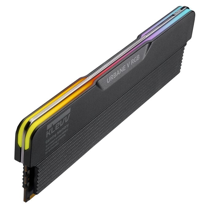 KLEVV URBANE V RGB DDR5-6000 RAM, CL30, XMP 3.0 & EXPO - 32 GB Dual-Kit, schwarz image number 5