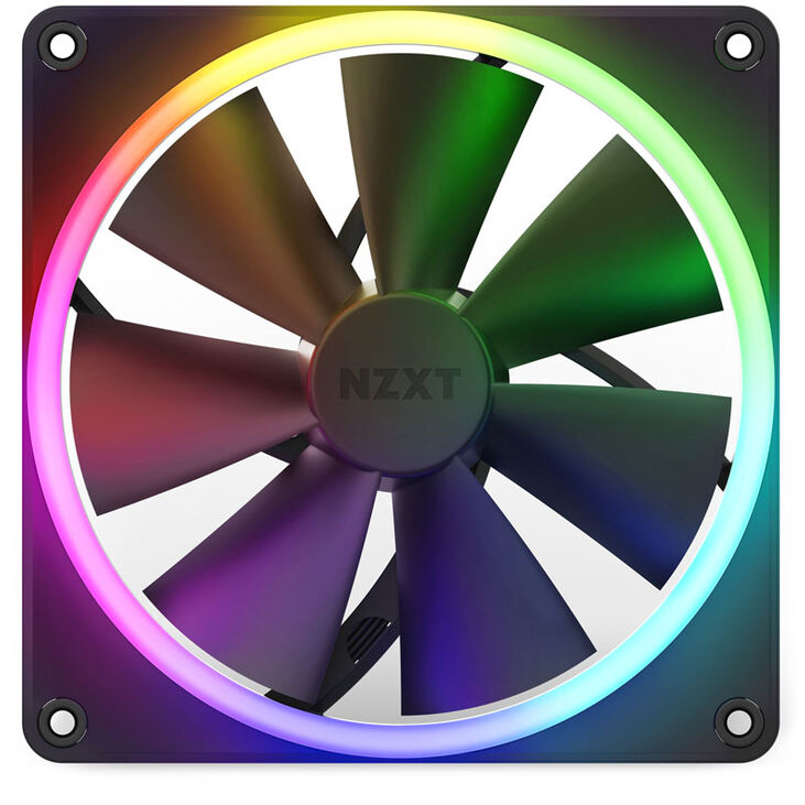 NZXT F140 PWM fan, black image number 1