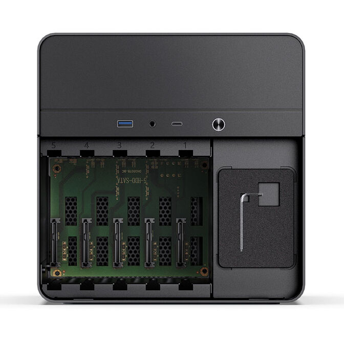 Jonsbo N2 Mini-ITX NAS Geh&auml;use - schwarz image number 5