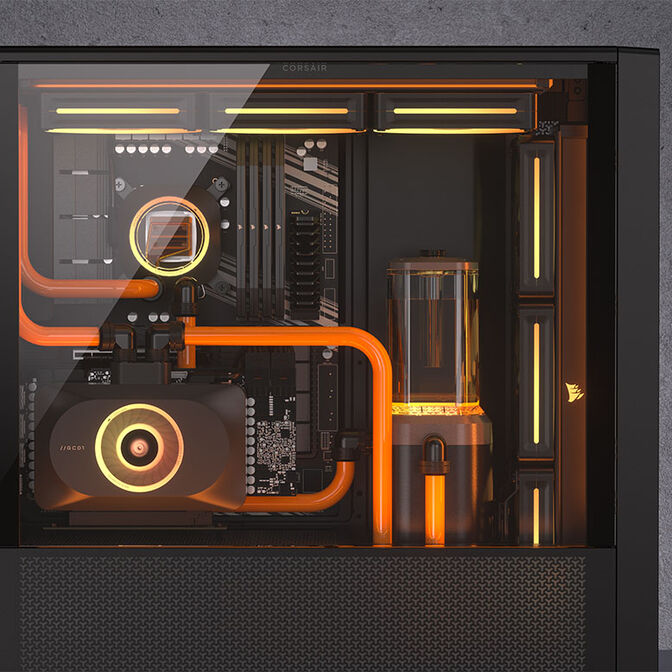 Corsair iCUE Link XD6 RGB Elite Pump Reservoir Combo - black image number 9