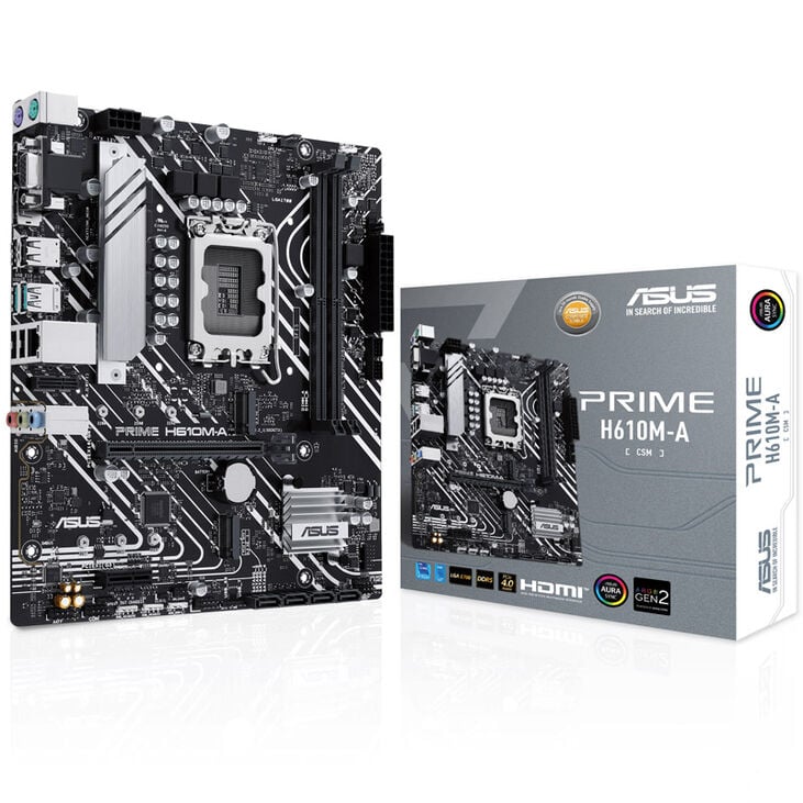 ASUS Prime H610M-A-CSM, Intel H610 motherboard - Socket 1700, DDR5 image number 0