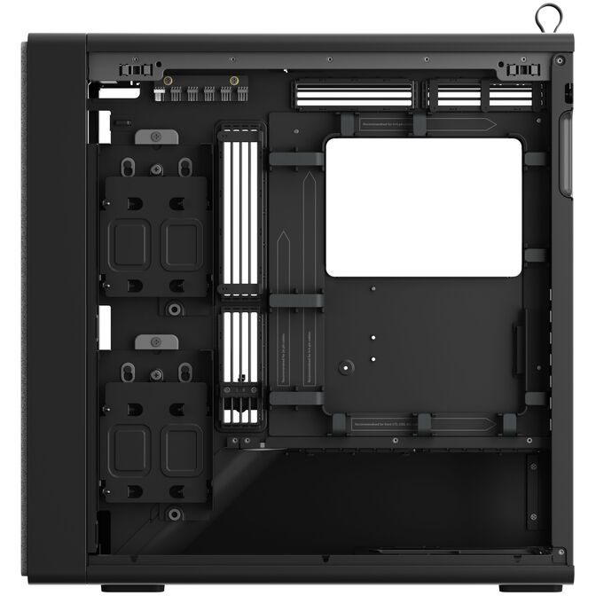 HAVN BF 360 Flow PC Case, Midi Tower, E-ATX, Tempered Glass - Black image number 6