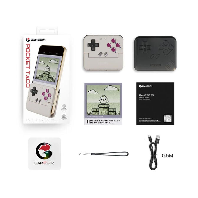 GameSir P1 Pocket Taco - Bluetooth Mobile Gaming Controller image number 6