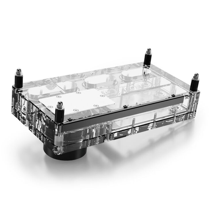 Alphacool Core Distro Plate 240 mm Right with VPP, ARGB - Acrylic image number 1