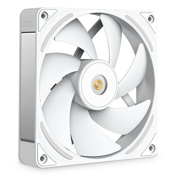 NZXT F140X RGB Case Fan, LCP Rotor, Hybrid Bearing, aRGB - White, 140mm image number 1